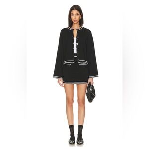 Beverly Mini Skirt & Daphne Jacket Set in Black
SNDYS